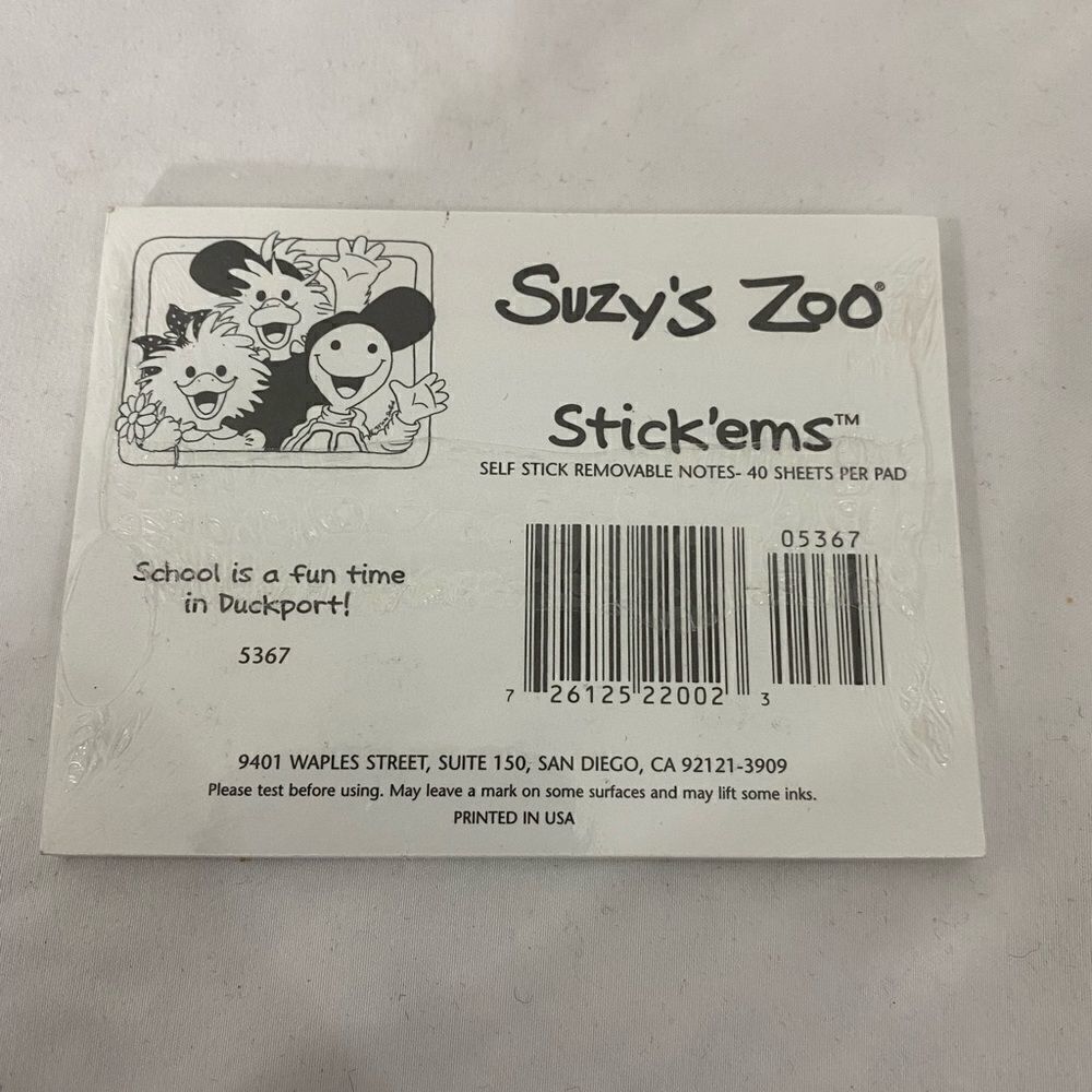 NWT Suzy Zoo Notepad Set - Picture 3 of 5